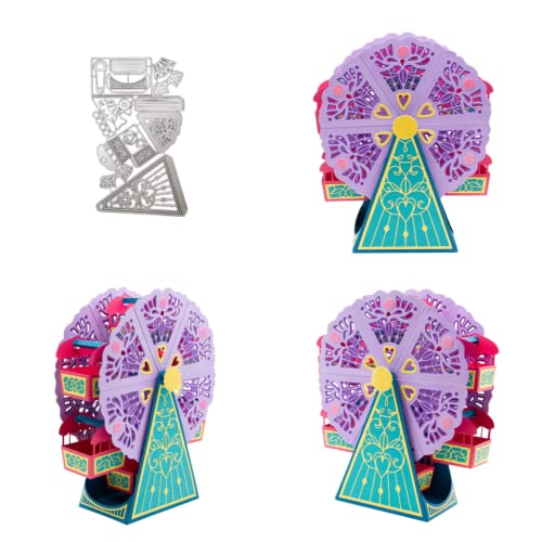 Sredwtk Riesenrad Stanzschablonen Box Stanzschablonen Schachteln Metall Prägeschablonen Stanzmaschine Stanzformen Embossing Schneiden Schablonen für Geschenkbox Hochzeit Süßigkeitentüte Sredwtk Riesenrad Stanzschablonen Box Stanzschablonen Schachteln Metall Prägeschablonen Stanzmaschine Stanzformen Embossing Schneiden Schablonen für Geschenkbox Hochzeit Süßigkeitentüte von Sredwtk