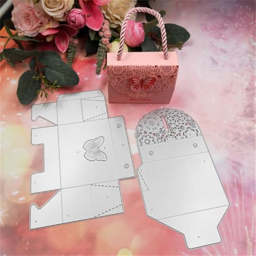 Sredwtk Schmetterlings Blumen Geschenkbox Stanzschablonen Schachtel Stanzschablonen Box Metall Prägeschablonen Stanzmaschine Stanzformen Schablonen für DIY 3D Keksbox Süßigkeitenbox Sredwtk Schmetterlings Blumen Geschenkbox Stanzschablonen Schachtel Stanzschablonen Box Metall Prägeschablonen Stanzmaschine Stanzformen Schablonen für DIY 3D Keksbox Süßigkeitenbox von Sredwtk