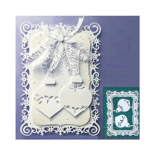 Sredwtk Sterne Schneeflocke Stanzschablonen Weihnachten Metall Prägeschablonen Stanzformen Schneiden für DIY Karte Sammelalbum Scrapbooking Fotoalbum Deko Cutting Dies von Sredwtk