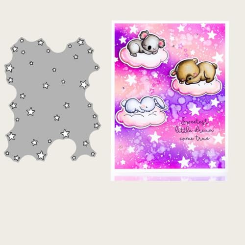 Sredwtk Sternenhimmel Sterne Stanzschablonen Geburtstag Weihnachten Metall Prägeschablonen Stanzformen Schneiden für DIY Karte Sammelalbum Scrapbooking Fotoalbum Deko Sredwtk Sternenhimmel Sterne Stanzschablonen Geburtstag Weihnachten Metall Prägeschablonen Stanzformen Schneiden für DIY Karte Sammelalbum Scrapbooking Fotoalbum Deko von Sredwtk