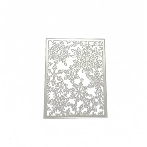 Sredwtk Weihnachten Stanzschablonen Schneeflocke Stanzen Metall Prägeschablonen Stanzformen Cutting Dies Für DIY Scrapbooking Karten Handwerk Festival (1) von Sredwtk