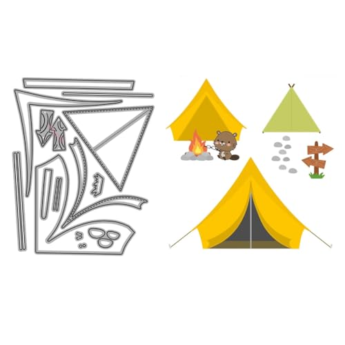 Sredwtk Zelt Haus Stanzschablonen Baum Metall Prägeschablonen Stanzformen Schneiden für DIY Karte Sammelalbum Scrapbooking Fotoalbum Deko Cutting Dies Sredwtk Zelt Haus Stanzschablonen Baum Metall Prägeschablonen Stanzformen Schneiden für DIY Karte Sammelalbum Scrapbooking Fotoalbum Deko Cutting Dies von Sredwtk