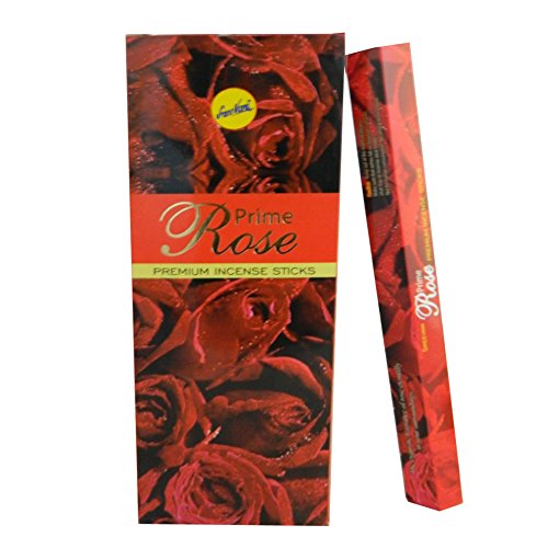 Sree Vani Räucherstäbchen Prime Rose 120 Sticks 6 Schachteln zu je 20 Stäbchen Vorratspackung Wohnaccessoire Raumduft von Sree Vani
