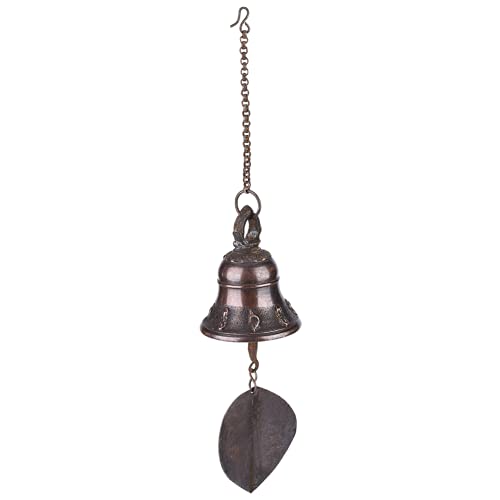 Nepal Wind Glocke, Praktische Nepal Windspiele aus Messing mit 1 Stück zum Sammeln Zuhause(Großer Durchmesser 7 cm * Höhe 9 cm) von Sren
