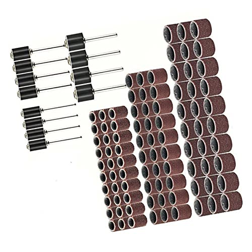 102-teiliger Satz Schleifbandtrommel-Rotationsschleifring, Zum Schleifen und Polieren, Ideales Werkzeug Dremel Rotary von Srliya