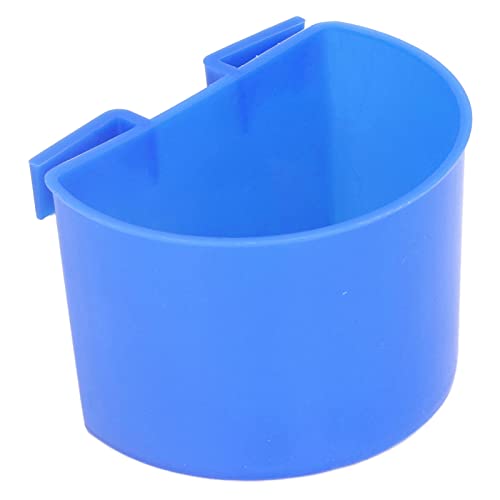 20 Stücke Vogelfutternapf Kunststoff Wasser Futterbecher Vogelkäfig Futtertrog Set Kit (Blau) von Srliya