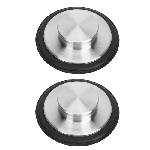 8 cm Edelstahlspüle Stecker, Verhindern Sie die Abflussabdeckung von Lebensmitteln, 2pcs für Schönheitssalons und Küche, Edelstahl, Gummi 8 cm Edelstahlspüle Stecker, Verhindern Sie die Abflussabdeckung von Lebensmitteln, 2pcs für Schönheitssalons und Küche, Edelstahl, Gummi von Srliya