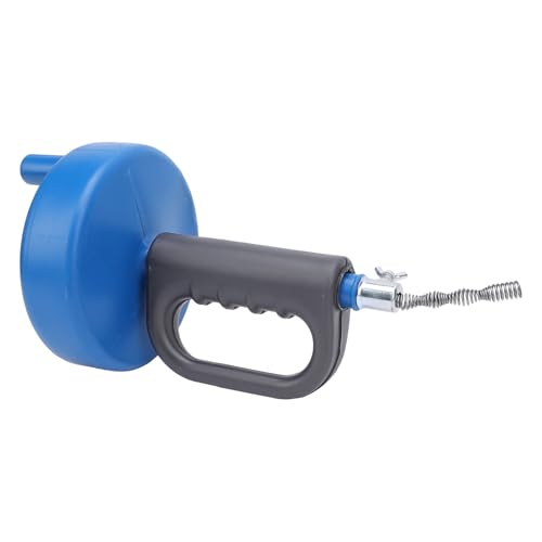 Abflussreiniger-Werkzeug, Abflussschlangenschnecke, Karbonstahl, Robust, Sanitärschlange, Haarverstopfungsentferner, Abflussreiniger-Werkzeug für Badezimmer, Küche, Badewanne, (5 von Srliya
