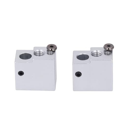 Aluminium Heizung Block 2 Stück Aluminium Heizblock Ersatz Druck Heizung für Kobra 3 3D-Drucker Zubehör Aluminium Heizung Block 2 Stück Aluminium Heizblock Ersatz Druck Heizung für Kobra 3 3D-Drucker Zubehör von Srliya