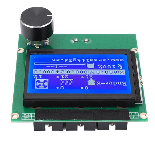 Drucker-LCD-Bildschirm 3D-Drucker-LCD-Display 12864 Blaues Bedienfeld mit Flachbandkabel für ENDER 3 3s 3X 3 Pro Drucker-LCD-Bildschirm 3D-Drucker-LCD-Display 12864 Blaues Bedienfeld mit Flachbandkabel für ENDER 3 3s 3X 3 Pro von Srliya