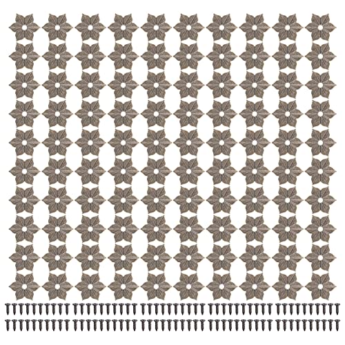 Eckschutz Vintage Blumenform 100pcs Dekorative Abdeckungen Eisen Retro -Schmuckschachteln mit Schrauben für Holzskraken -Sammelalbum Album Eckschutz Vintage Blumenform 100pcs Dekorative Abdeckungen Eisen Retro -Schmuckschachteln mit Schrauben für Holzskraken -Sammelalbum Album von Srliya