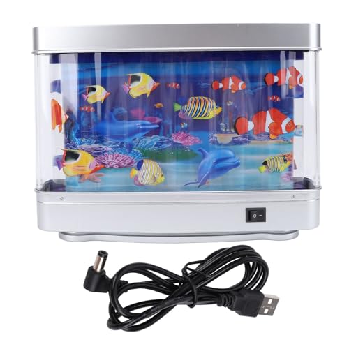 Lebensechtes Künstliches Aquarium Moving Fish Nachtlicht Spielzeug für, Baby, Schreibtisch, USB Power Up, Tropische Fisch Tank Lampe Mini Dekorativ für Katze Lebensechtes Künstliches Aquarium Moving Fish Nachtlicht Spielzeug für, Baby, Schreibtisch, USB Power Up, Tropische Fisch Tank Lampe Mini Dekorativ für Katze von Srliya