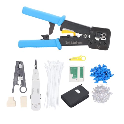 RJ45 CRIMP -Werkzeug 6p8p -Werkzeug Stahl Integrierter Ethernet -Kristallkopf Cat6 Data Cable Crimper von Srliya
