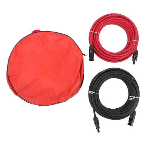 Srliya 10AWG Solar Cable Solar 2PCS 40ft 10AWG Solar Panel Verlängerungskabel mit Anschlüssen Schwarz Red IP67 Wasser für Wohnmobil -LKW -Fahrzeugfahrzeug Srliya 10AWG Solar Cable Solar 2PCS 40ft 10AWG Solar Panel Verlängerungskabel mit Anschlüssen Schwarz Red IP67 Wasser für Wohnmobil -LKW -Fahrzeugfahrzeug von Srliya