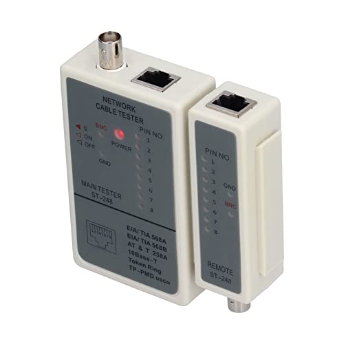 Srliya 248 Kabelprüfer Automatisches Scannen von RJ45 RJ12 RJ11 Network Drähte Detektor Tracker DC 9V von Srliya