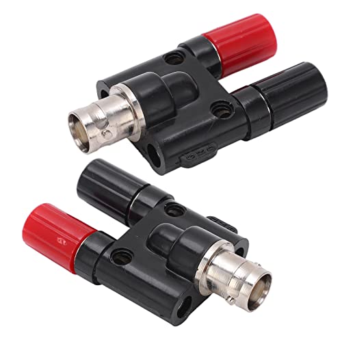 Srliya 2pcs Bnc Weiblich Bis 4mm Dual Bananen -Sockel -Bindung Post RF Koaxialer Splitter -Adapteranschluss von Srliya