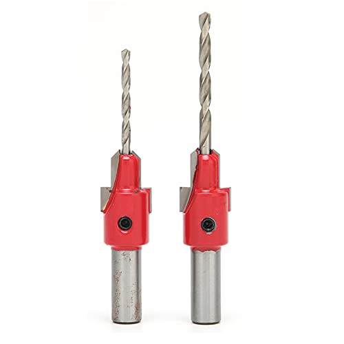Srliya 2pcs Countersink Bohrer Bit Flugzeug Typ Loch Taper Counterbore Schraube Bit Legierung Handwerkzeuge von Srliya
