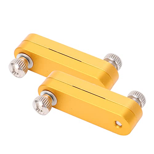 Srliya 2pcs Lineal Grenze Block Aluminiumlegierung Genaue Einstellbare Dicke Lineal Stoppzaun für Holzbearbeitung von Srliya