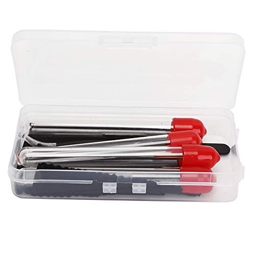 Srliya 3D -Druckerdüsenreinigungswerkzeug Kit Edelstahlreinigungsnadel -Pinzetten Set Set von Srliya