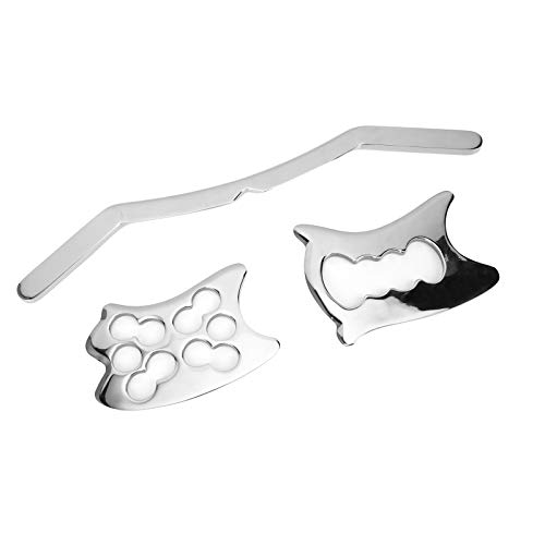 Srliya 3pcs / Set Edelstahl Gua Sha Scraping Plate Body Massage -Werkzeuge für Nackenschulter von Srliya