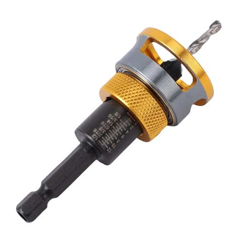 Srliya 4 Flöten-Countersink-Bohrers Atz Verstellbare Tiefe Holz Bearbeitungs-Senk-Bohrer mit Tiefen Stopp Srliya 4 Flöten-Countersink-Bohrers Atz Verstellbare Tiefe Holz Bearbeitungs-Senk-Bohrer mit Tiefen Stopp von Srliya