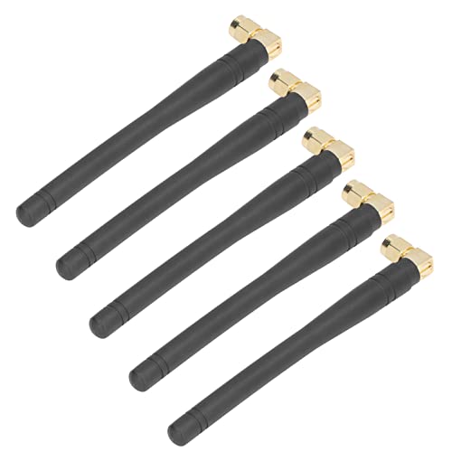 Srliya 5 PCs Kleber -Stick -Antenne 5G Omni Hohe Verstärkung SMA Männliche Ellbogenschnittstelle Wasserdichte Antenne für die Signalübertragung von Srliya