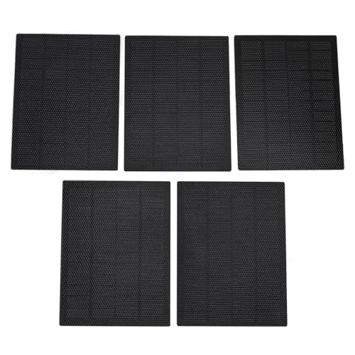 Srliya 5pcs Solar Panel Kit 5W Monokristalline Silizium -ETFE -Regenschutz Tragbare Mini -Solarzellen für Elektrische Spielzeuge Im Freien von Srliya