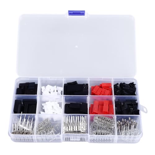 Srliya 60 Sets Klemmen JST MX2.0 SM JR2.54mm Männliche und Weibliche Elektrische Drahtanschlüsse für Modellflugzeuge Srliya 60 Sets Klemmen JST MX2.0 SM JR2.54mm Männliche und Weibliche Elektrische Drahtanschlüsse für Modellflugzeuge von Srliya