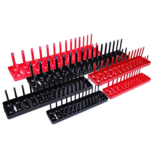 Srliya 6PCS /Zoll Buchse Halter Organizer Multifunktions Kunststoff Buchse Lagerung Rack Fach von Srliya