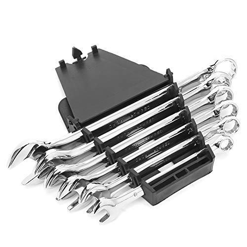Srliya 6pcs Metrikschlüssel 45# Stahl Multifunktional Doppelkopf -Schritte mit Tragbarer Speicherbox von Srliya
