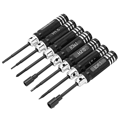 Srliya 7pcs/Set Hex Slot Cross Schraubendreher Set Model Maschinenwartungstool für RC Quadcopter Boat Car Reparatur von Srliya