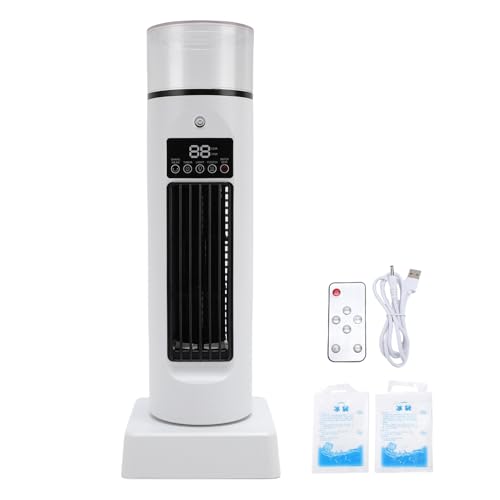 Srliya Blattlosen Tischturm -Lüftertisch -Tower -Lüfter mit Fernerblattloser Desktop USB Ruhige Sprühluftkühler -Conditioner -Luftbefeuchter Srliya Blattlosen Tischturm -Lüftertisch -Tower -Lüfter mit Fernerblattloser Desktop USB Ruhige Sprühluftkühler -Conditioner -Luftbefeuchter von Srliya