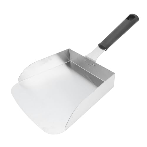 Srliya Burger Shovel Food Large Griddle Scoop Edelstahl Grillstahl Food Mover Food Schaufel Burger Spatel für Rührbraten von Srliya