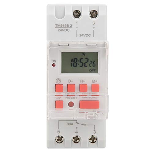 Srliya DC 24V 30A Weekly 12/24 Stunden Timer Switch LCD AUS Off Control Programmable Time Relay Srliya DC 24V 30A Weekly 12/24 Stunden Timer Switch LCD AUS Off Control Programmable Time Relay von Srliya