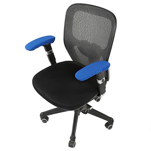 Srliya Die Stuhlarm -Armlehre Abdecken, Elastischer Universeller Abnehmbarer Beschützer, Im Winter Warm, für Die Meisten Bürostühle, Polyester und Polyurethanfaser, Rotes Graublau (Blau) von Srliya