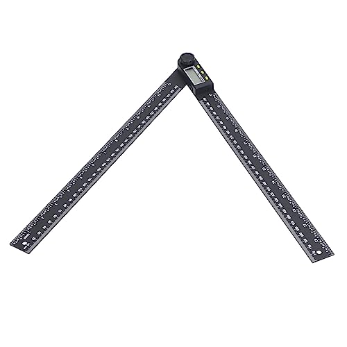 Srliya Elektronischer Winkel Lineal LCD Digital Display -Leiterwinkel -Finder mit 0–300 Mm 0-360 Grad von Srliya