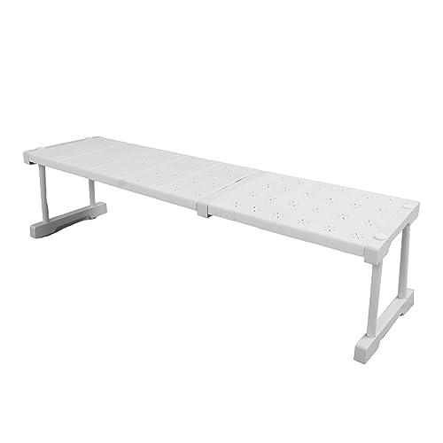 Srliya Erweiterbarer Kleiderschrank -Regal -Organizer, Einstellbarer Platzeinsparungs -Kleiderschranklager für Schränke, (Länge 67-88cm / 26,4-34,6in) von Srliya