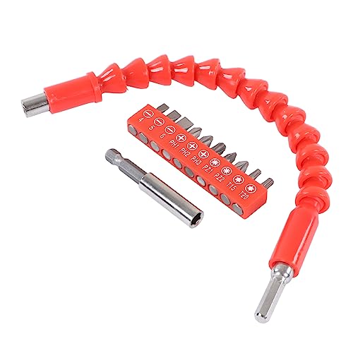 Srliya Flexibler Verlängerungswelle Set 10 Pcs Elektrische Schraubendreher -Bit -Magnet -Werkzeugkit Zur Reparatur von Srliya