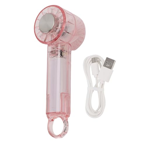 Srliya Handheld -Kühlventilator Hochgeschwindigkeit Tragbares Halbleiter -Kühlventilator 3 Windgeschwindigkeit Ruhig mit Schnalle 55x52x167mmmm (Rosa) von Srliya