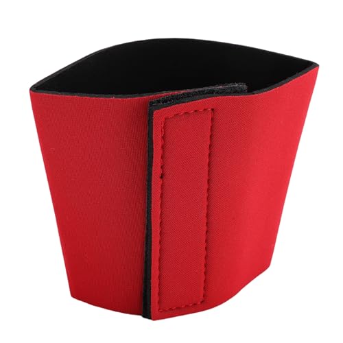 Srliya Isolator-Ärmel-Trink Hülse 5 Stück Wieder Verwendbare Kaffeetasse-Hülse-Verschluss-Neopren-Isolier Becher-Hülse für Eis-und Getränke Getränke Getränke (Rot) von Srliya