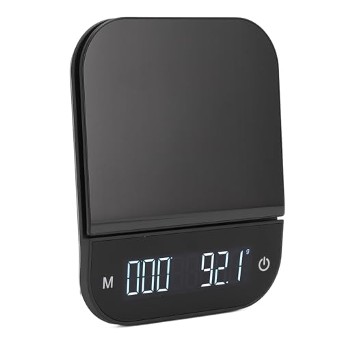 Srliya Kaffeekala -LED -Anzeige -Berührungssteuerungsfunktion, 0,1 G Bis 6,6 Lb Küchskala für Familienkochen, Flüssige Volumetrische Messung von Srliya