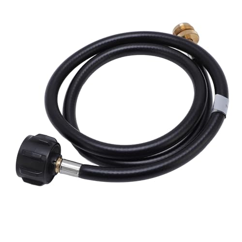 Srliya Kraftstoffgasverlängerungsschlauchersatz für Tank Tragbarer Grill -Grillherdheizung RV 1lb auf 20 Pfund (6ft) von Srliya