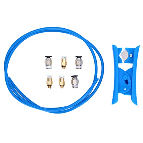 Srliya PTFE -Röhrchen mit Schlauchschneider Pneumatic Armaturen Remote Kit 3D -Druckerzubehör von Srliya