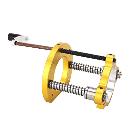 Srliya Router Lift -Basis -Aluminiumlegierung Edelstahl Holzbearbeitung Router Tischlift System mit Griff 65 Mm von Srliya