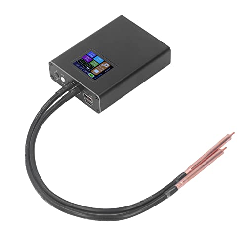 Srliya Spot Schweißer Tragbarer Mini -Batterie -Spot -Schweißer 30 Zahnräder mit Einem 1,8 -Zoll -LCD -Bildschirm Einstellbar von Srliya