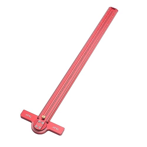 Srliya T Square Lurer Lineal Prospractor Winkel Finder Zum Erstellen von Aluminiumlegierung Holzbearbeitungsschreiber -Tischler -Layout -Messwerkzeug von Srliya