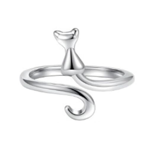 Srliya Verstellbarer 3-teiliges Häkel Ring, Verteidigt Finger, Schnelleres Stricken, Zink Legierung Katz Geöffneter Garn Führer Finger Halter Ring für Handwerk mit Exquisiter Srliya Verstellbarer 3-teiliges Häkel Ring, Verteidigt Finger, Schnelleres Stricken, Zink Legierung Katz Geöffneter Garn Führer Finger Halter Ring für Handwerk mit Exquisiter von Srliya