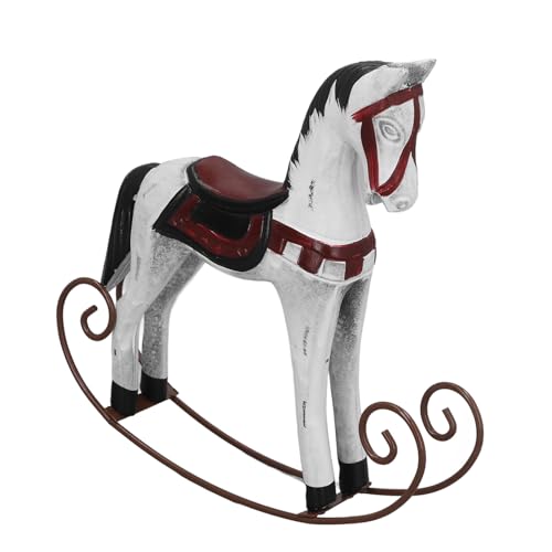 Srliya Vintage Rockige Pferdedekor Exquisit Figur, Zuverlässige Konstruktion, Exquisit Gefertigtes, Vielseitiges Display, Ideal für Verschiedene Gelegenheiten mit Eisen- und Srliya Vintage Rockige Pferdedekor Exquisit Figur, Zuverlässige Konstruktion, Exquisit Gefertigtes, Vielseitiges Display, Ideal für Verschiedene Gelegenheiten mit Eisen- und von Srliya