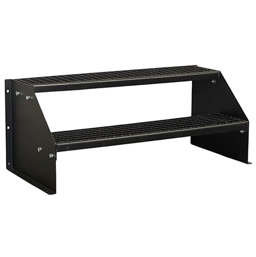 SRM Design 2 Stufen Treppe Breite 100 cm Standtreppe Stahltreppe Wangentreppe Gitterrosttreppe Außentreppe Industrietreppe komplett schwarz Geschosshöhe 42 cm SRM Design 2 Stufen Treppe Breite 100 cm Standtreppe Stahltreppe Wangentreppe Gitterrosttreppe Außentreppe Industrietreppe komplett schwarz Geschosshöhe 42 cm von Srm Design