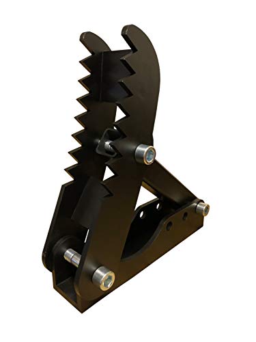 Baggerdaumen Holzgreifer Niederhalter Greifer Bagger-Zange für Minibagger von Srm-Design